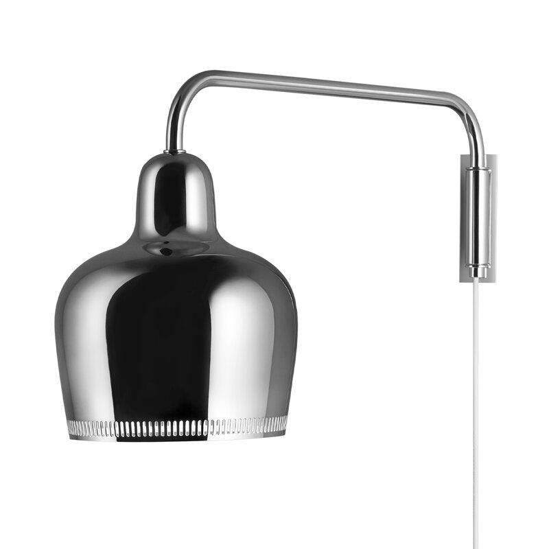 Artek|Wall lamps|Aalto wall lamp A330S "Golden Bell", chrome