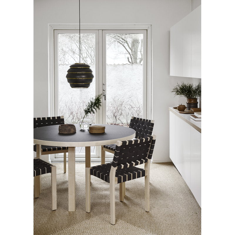 Artek|Dining tables, Tables|Aalto table 91, birch - black