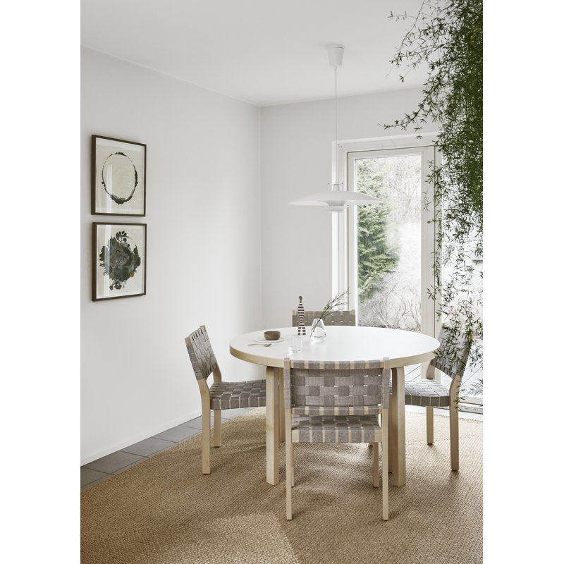 Artek|Chairs, Dining chairs|Aalto chair 611, birch - natural/black webbing