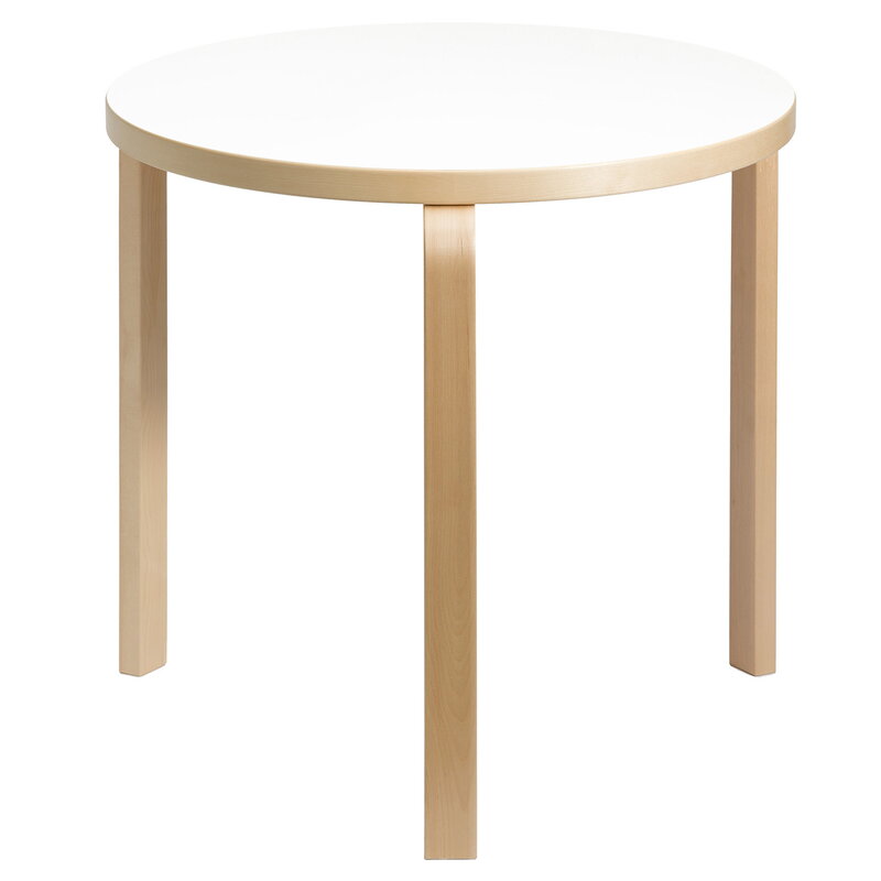 Artek|Dining tables, Tables|Aalto table 90B, birch - white
