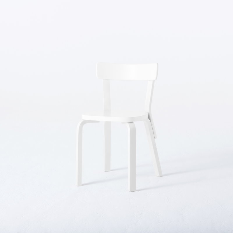 Artek|Chairs, Dining chairs|Aalto chair 69, all white