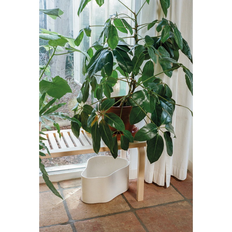 Artek|Indoor gardening, Planters & plant pots|Riihitie plant pot A, large, white gloss