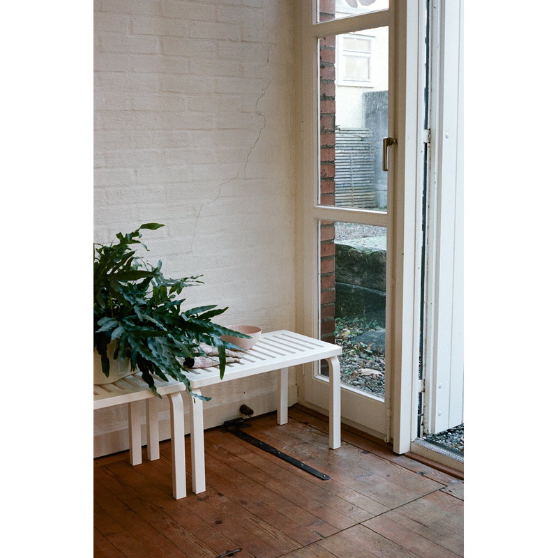 Artek|Benches, Chairs|Aalto bench 153B, white