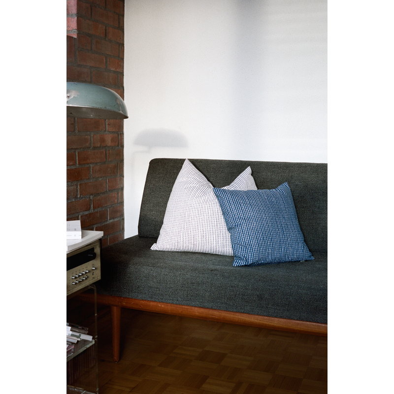 Artek|Cushion covers, Cushions|Rivi cushion cover, 50 x 50 cm, white - blue