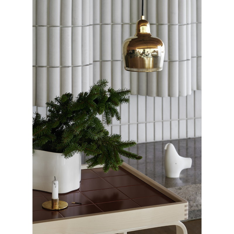 Artek|Indoor gardening, Planters & plant pots|Riihitie plant pot B, medium, white gloss