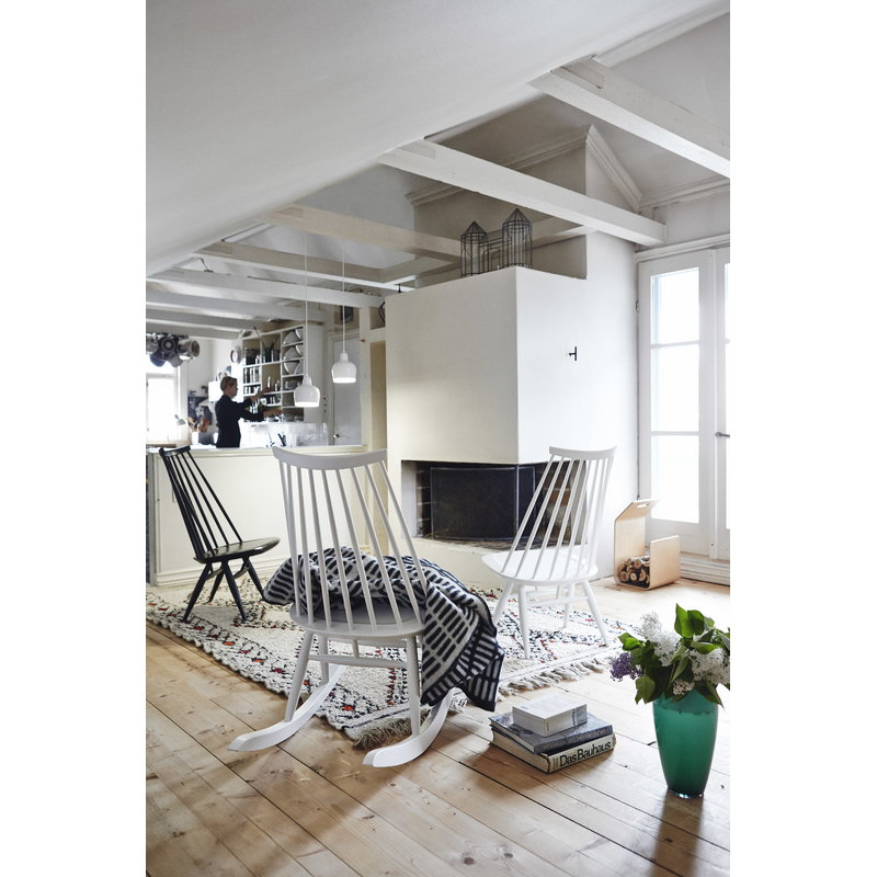 Artek|Chairs, Rocking chairs|Mademoiselle rocking chair, white