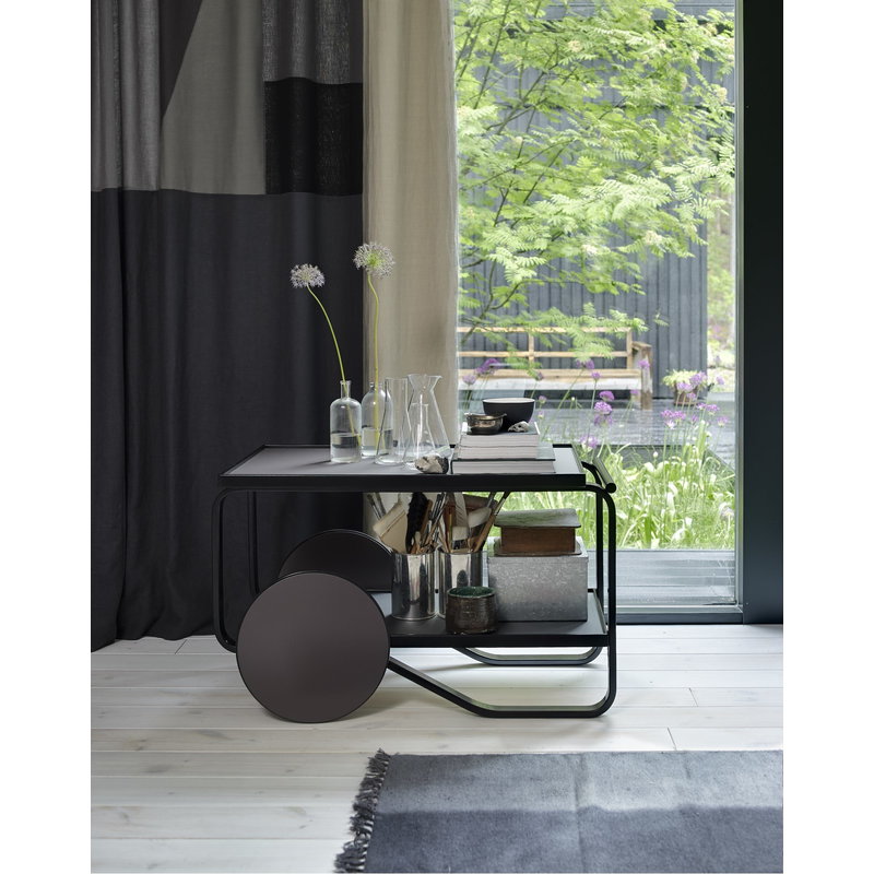 Artek|Kitchen carts & trolleys, Tables|Aalto tea trolley 901, all black