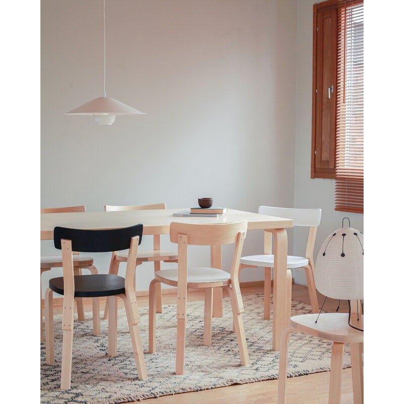 Artek|Chairs, Dining chairs|Aalto chair 69, white laminate