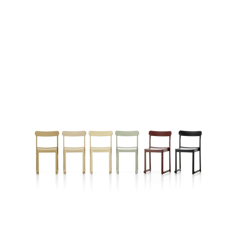Artek|Chairs, Dining chairs|Atelier chair, dark red