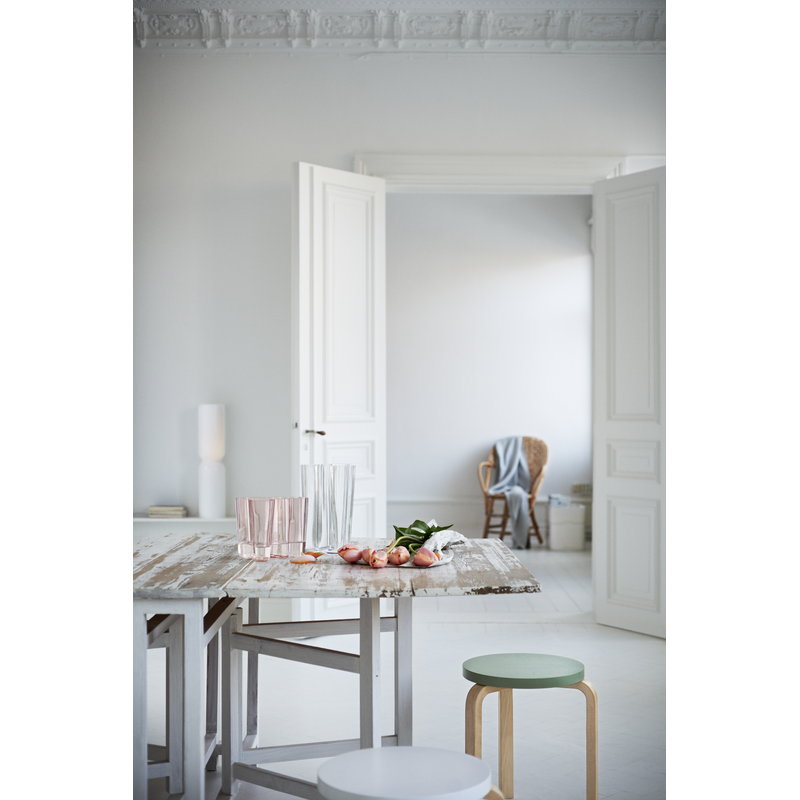 Artek|Chairs, Stools|Aalto stool 60, white - birch
