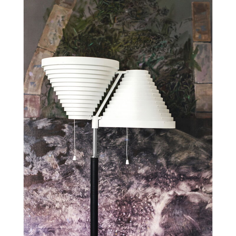 Artek|Floor lamps|Aalto floor lamp A810, stainless steel