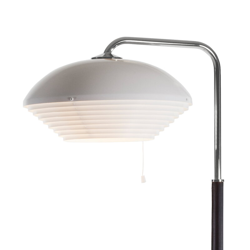 Artek|Floor lamps|Aalto floor lamp A811, nickel-plated brass