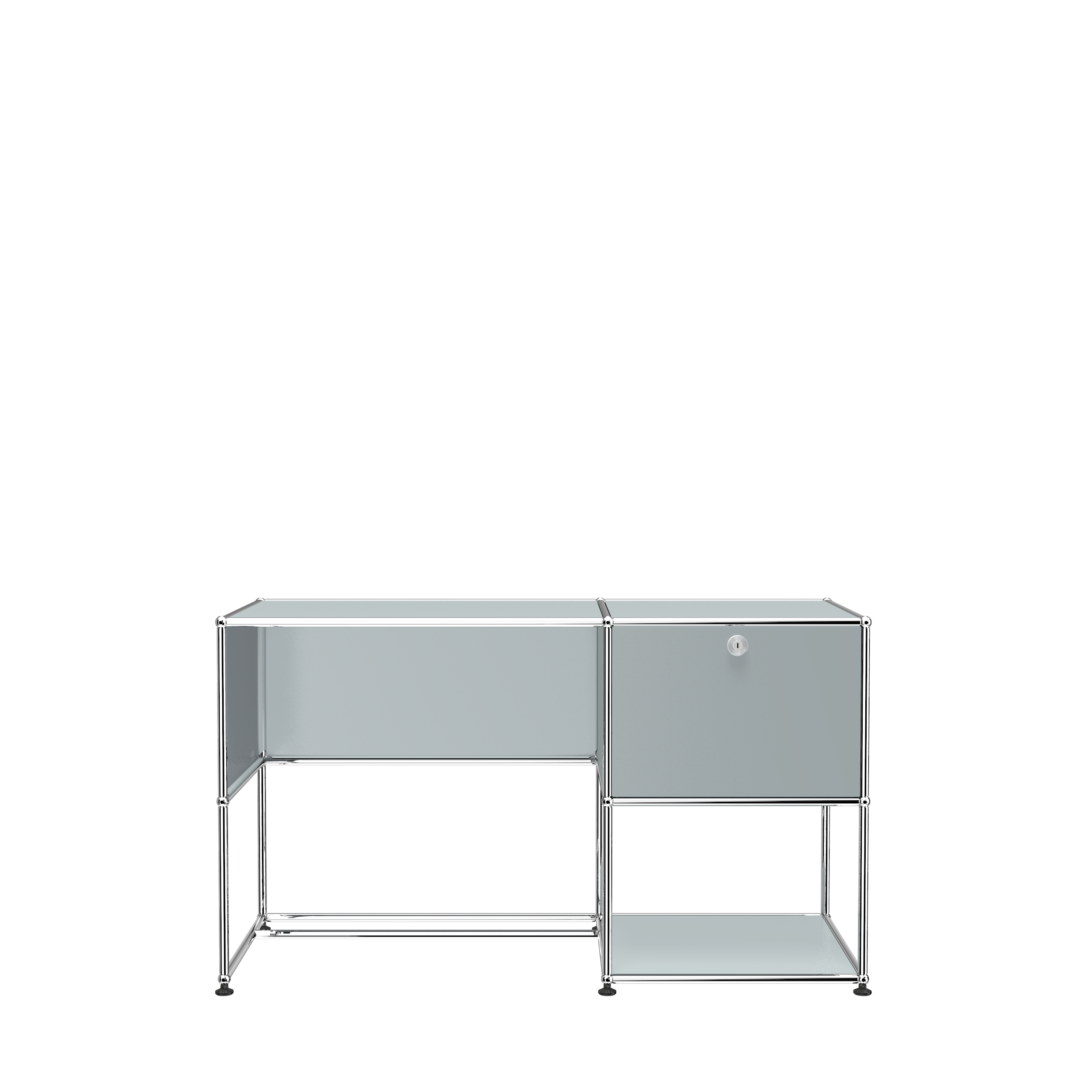 Mid-Gray USM Haller Custom Desk Unit (A)|Office Furniture
