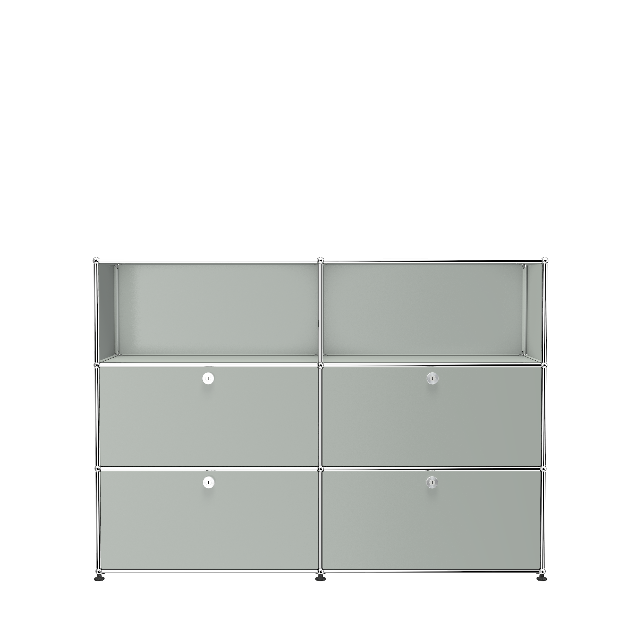 Mid-Gray USM Haller storage (G2AF)|Office Furniture