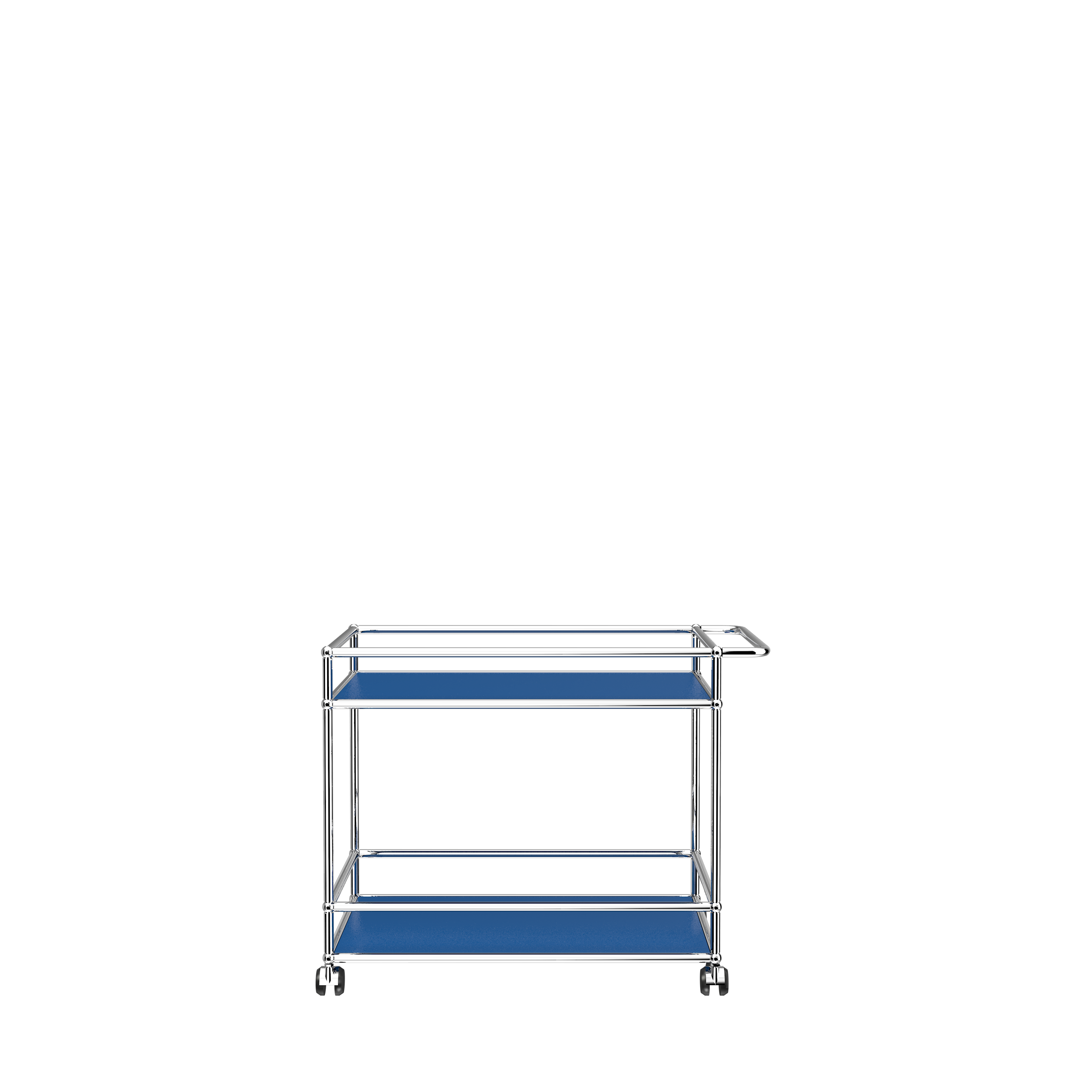 Gentian Blue USM Haller Serving Cart (L18)|Buffets & Sideboards