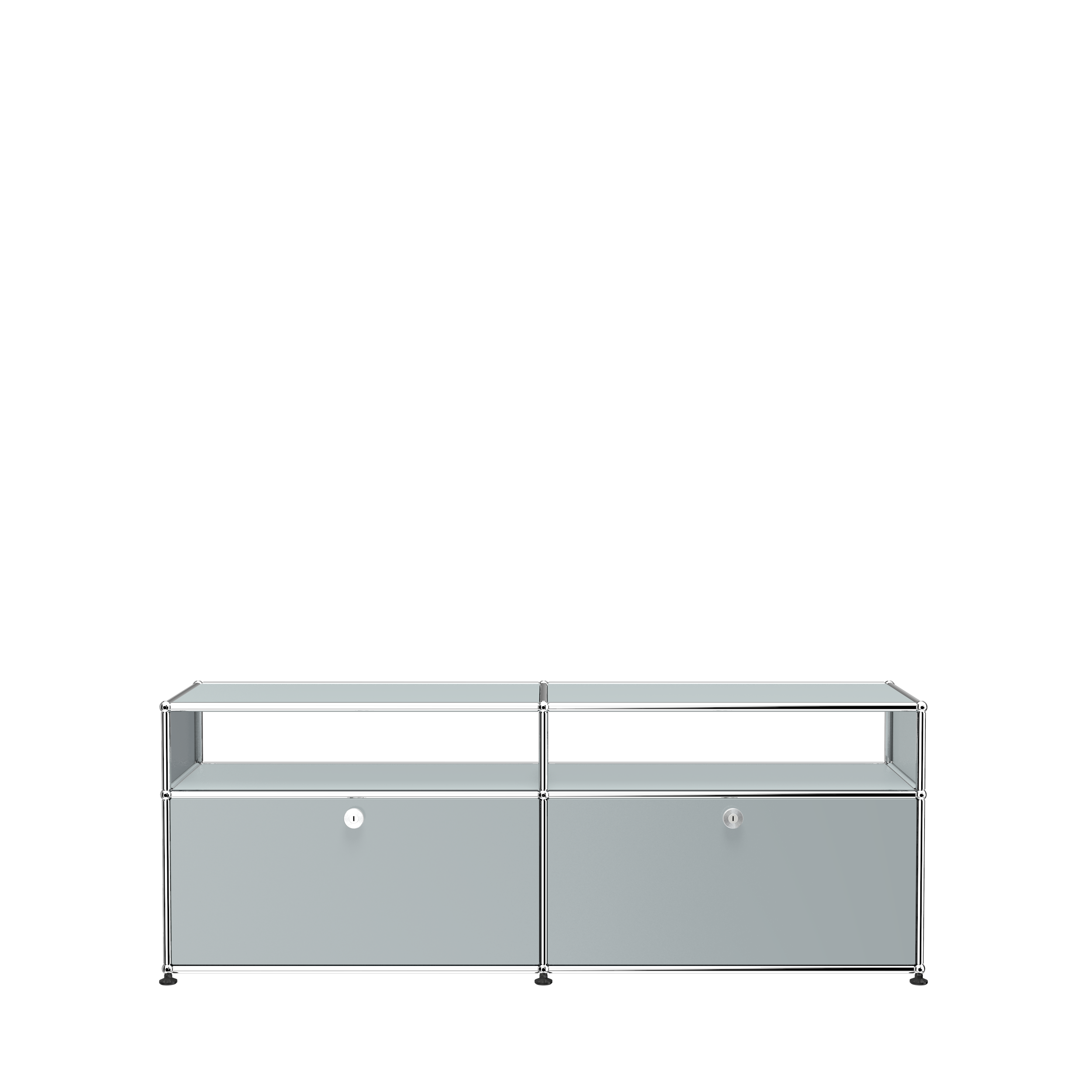 Light Gray USM Haller media (O2)|Media Storage Cabinets & Racks