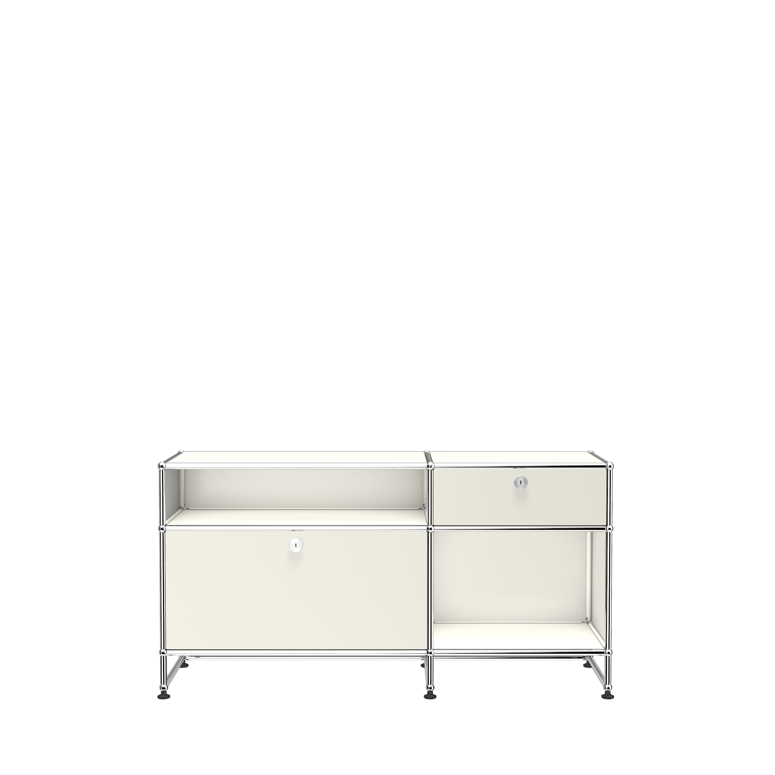 Pure White USM Haller Media (O3)|Media Storage Cabinets & Racks