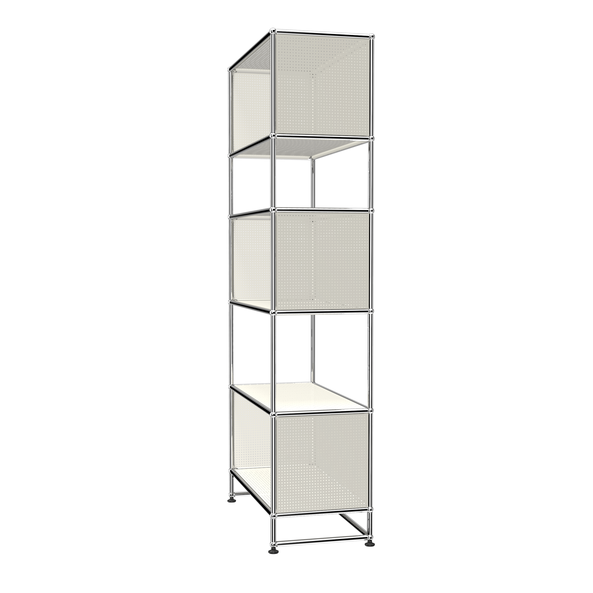 Golden Yellow USM Haller 3 box shelving (RE119)|