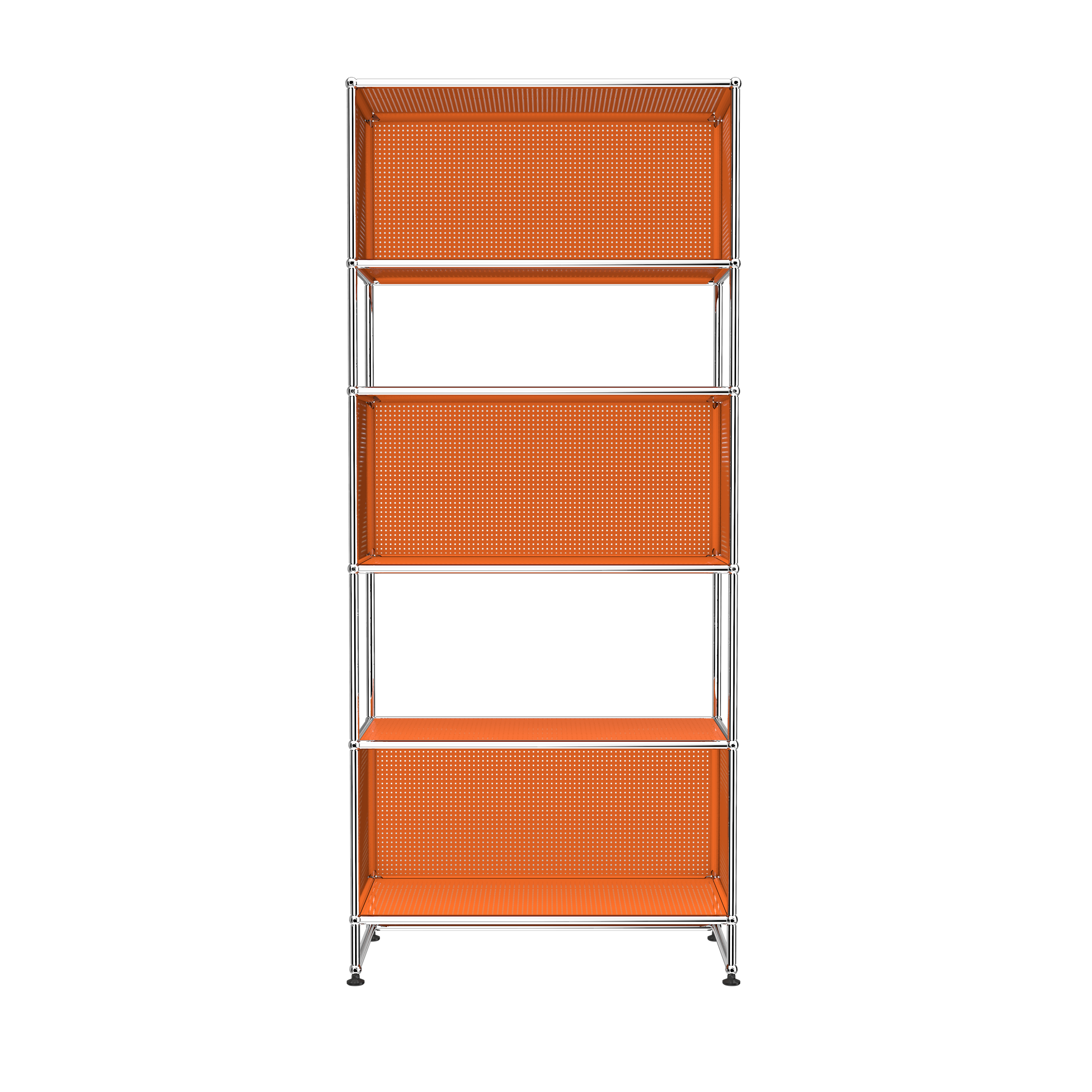 USM Brown USM Haller 3 box shelving (RE119)|