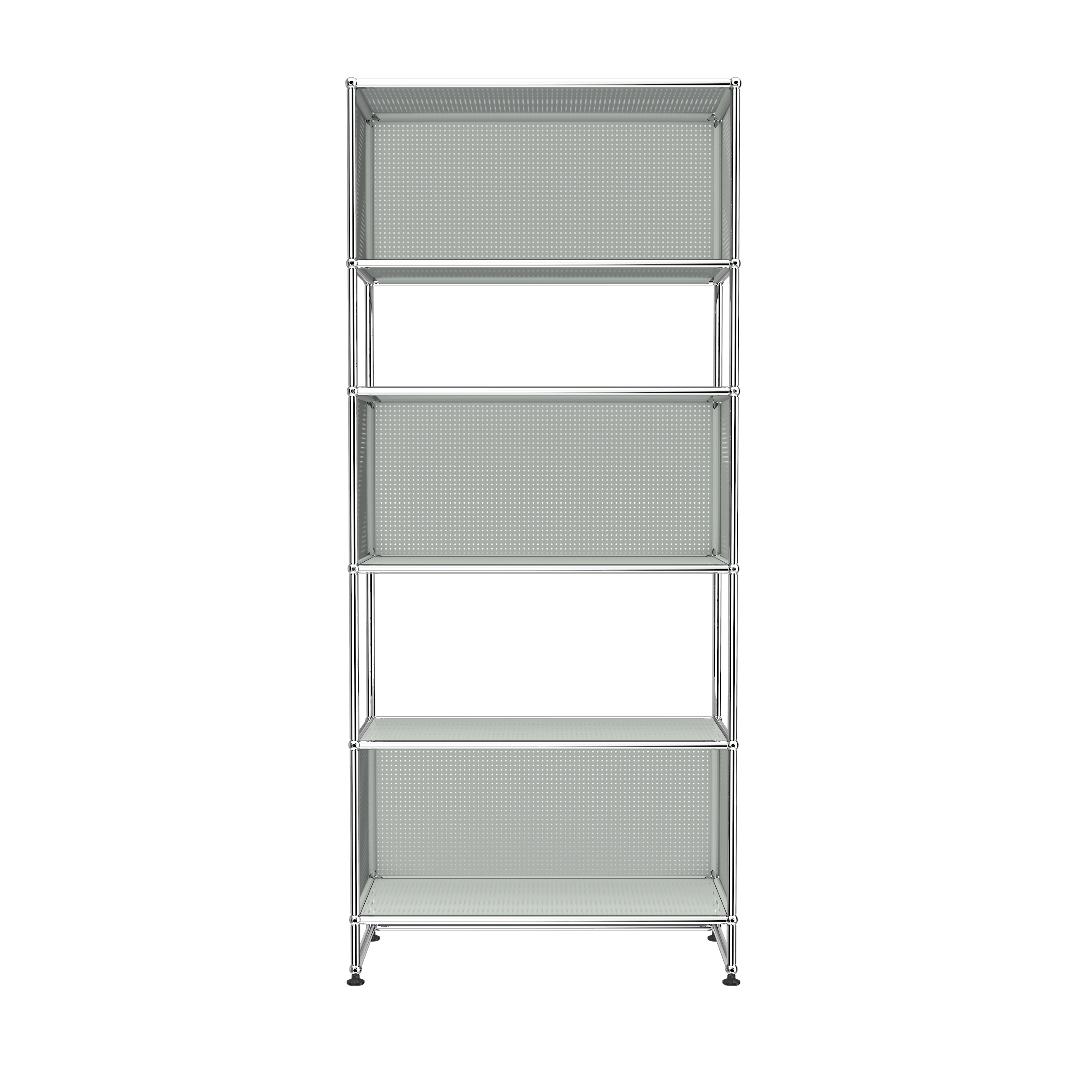 Mid-Gray USM Haller 3 box shelving (RE119)|