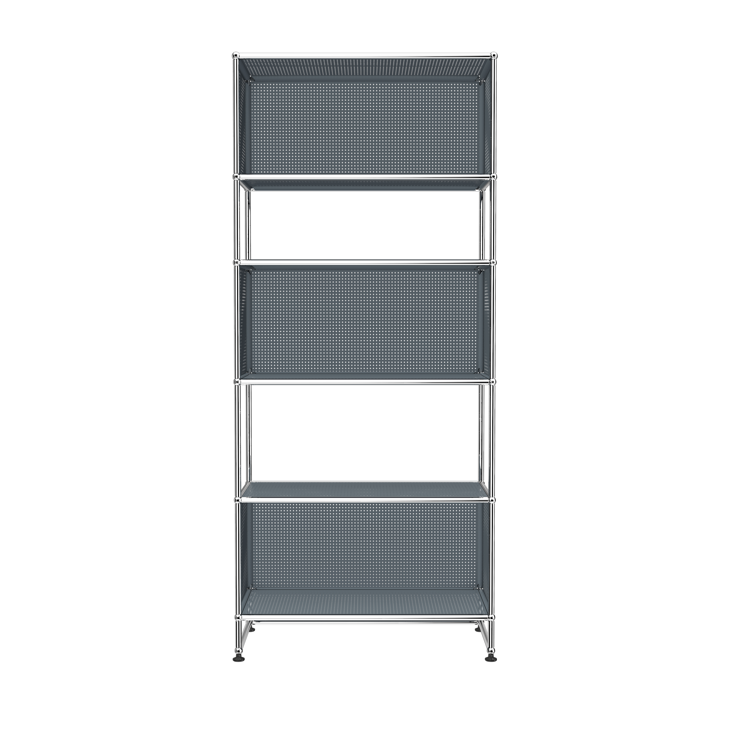 USM Green USM Haller 3 box shelving (RE119)|