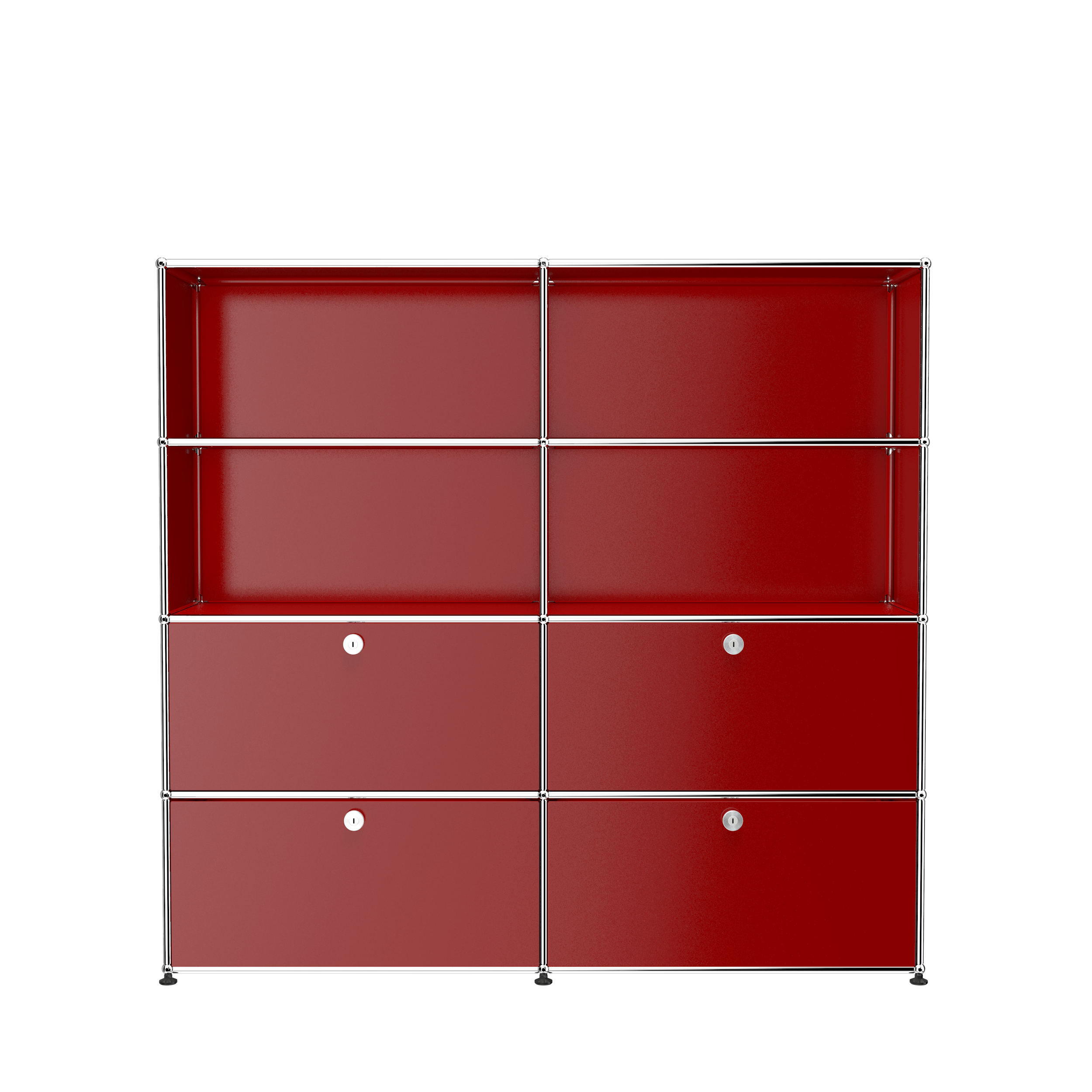 USM Ruby Red USM Haller storage (S2)|Buffets & Sideboards