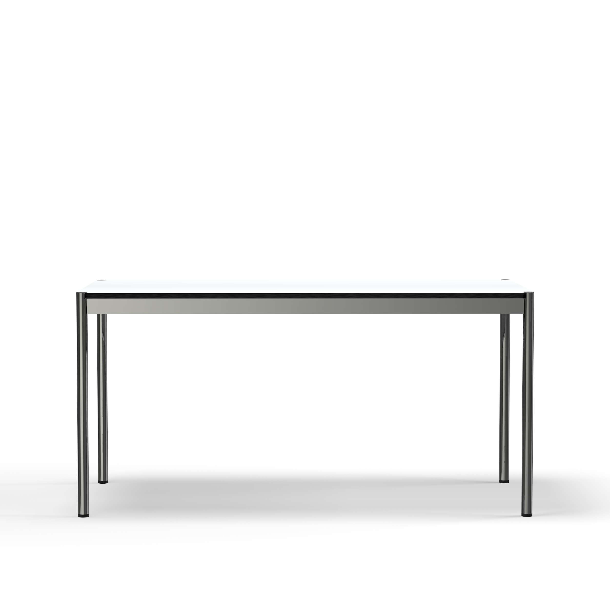 Pearl Gray White Laminate USM Haller table pearl gray white laminate (T59)|Office Furniture