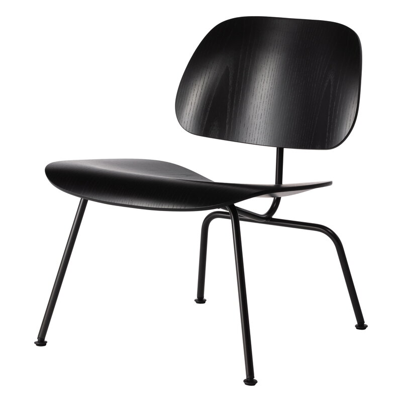 Vitra Plywood Group LCM lounge chair, black - black | One52 Furniture