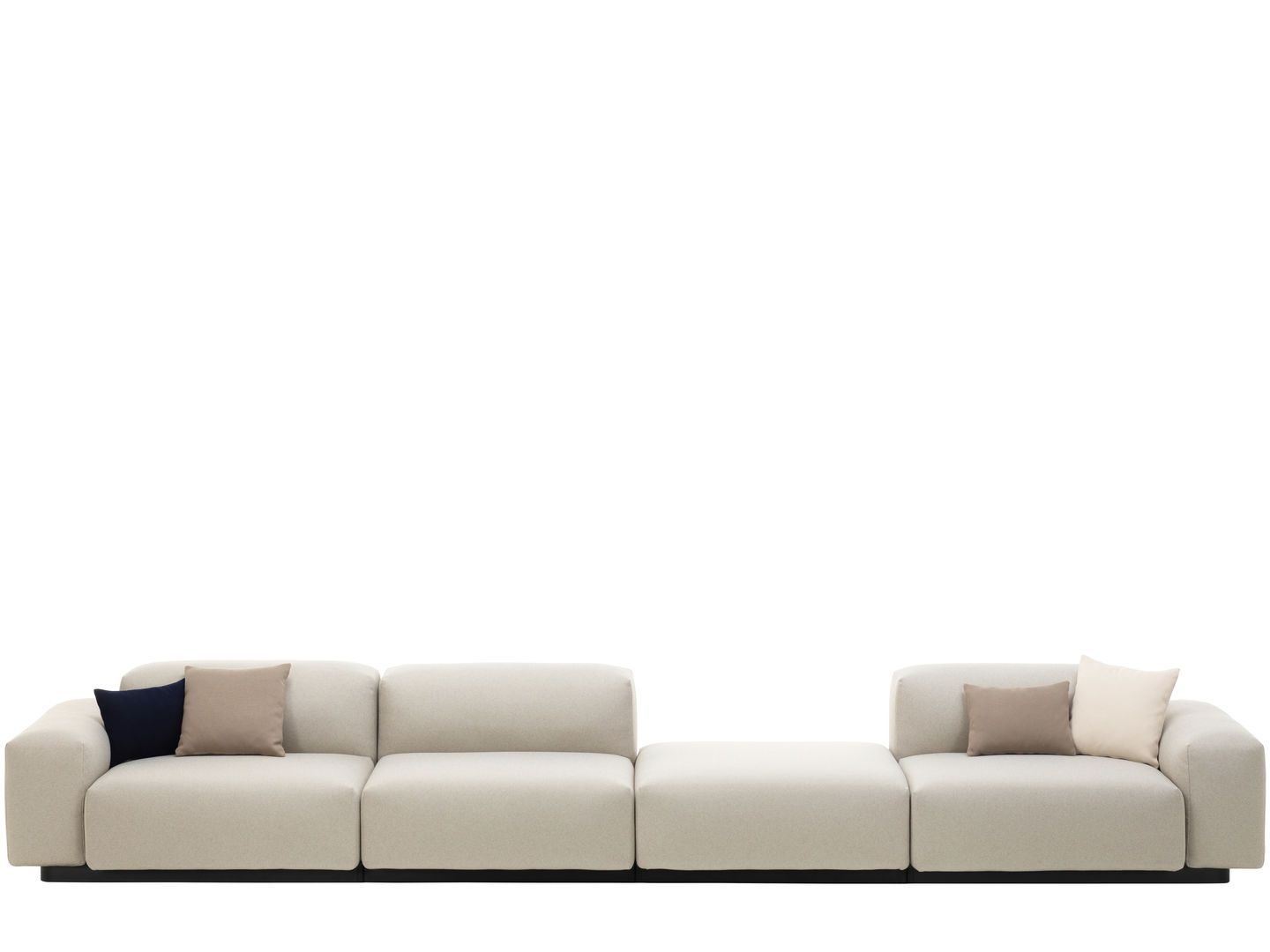 Image Alt Text: Vitra Soft Modular Sofa four-seater, platform on One52 Furniture website