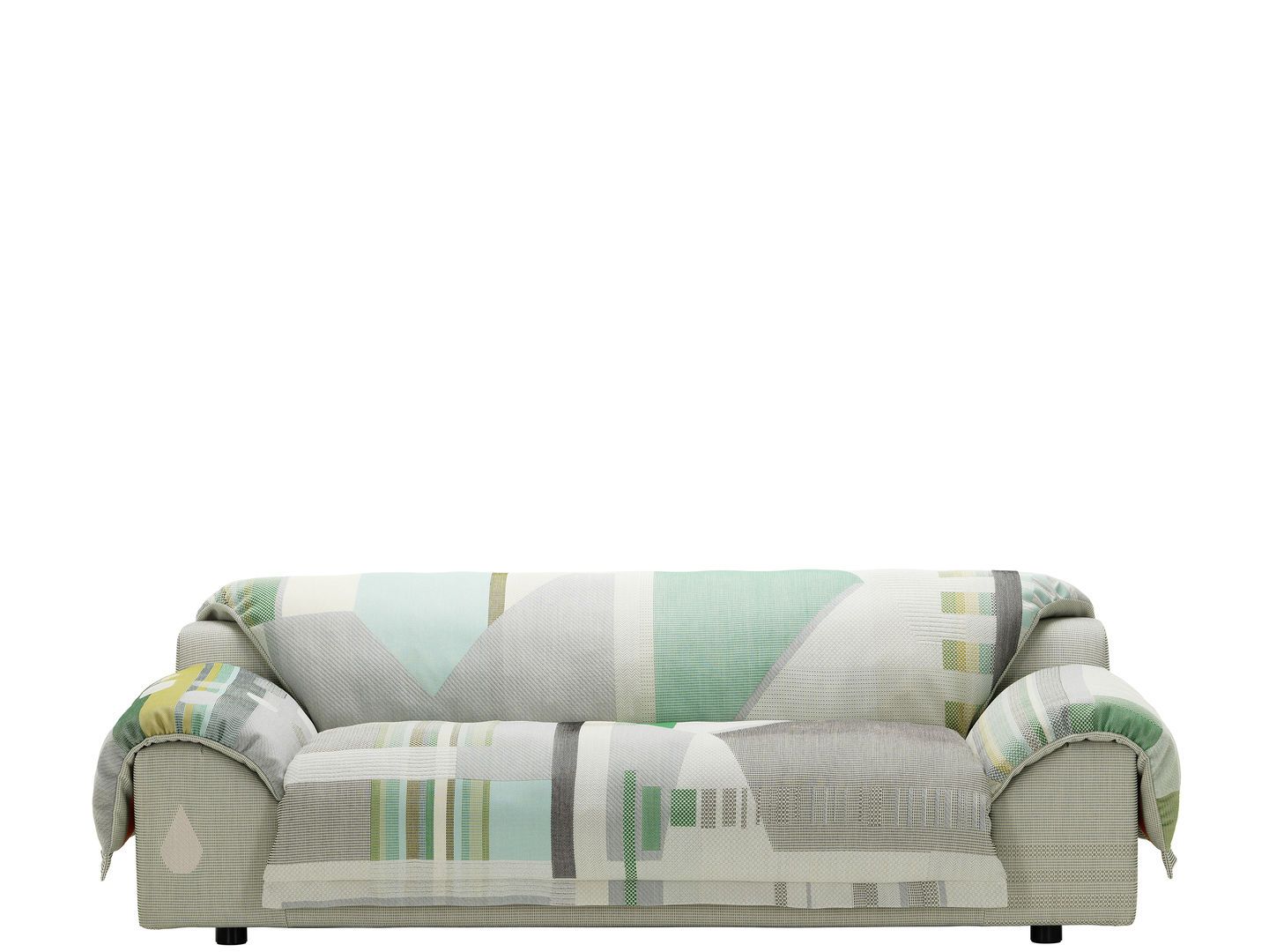 One52Furniture - Vitra Vlinder Sofa - Modern Design Upholstered Sofa with Butterfly-Shaped Backrest.