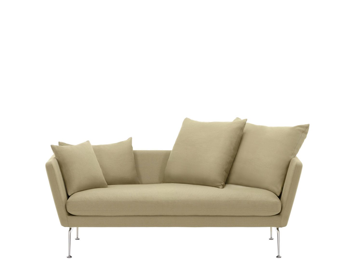 Vitra Suita 2-Seater Sofa with Pointed Cushions